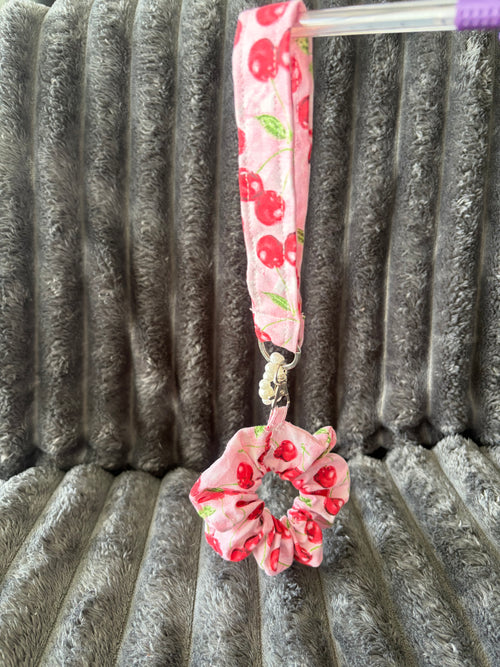 Key chain with scrunchie