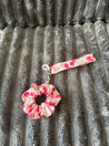 Key chain with scrunchie